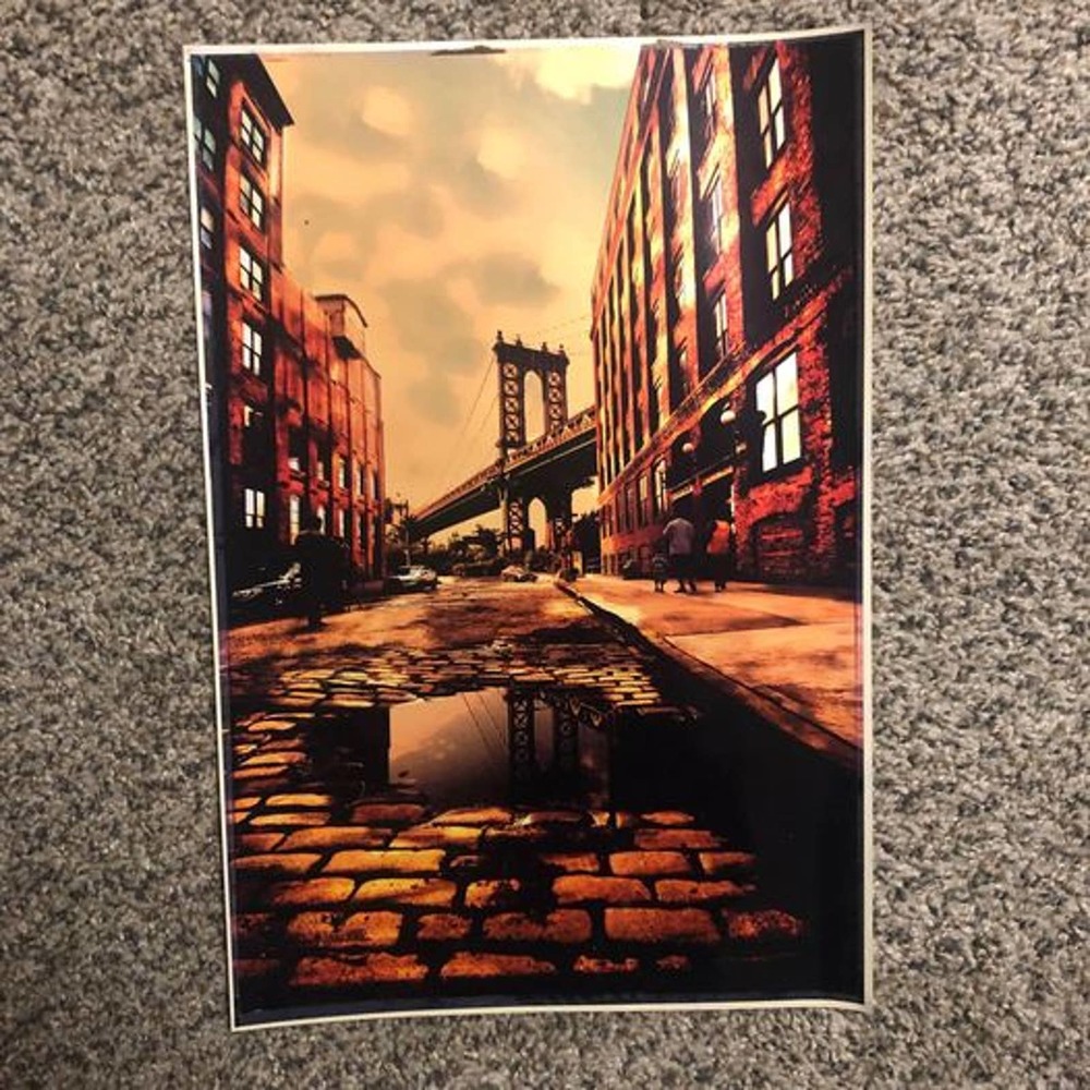 NYC PHOTO PRINT 10.75” x 15.75” - Manhattan bridge print